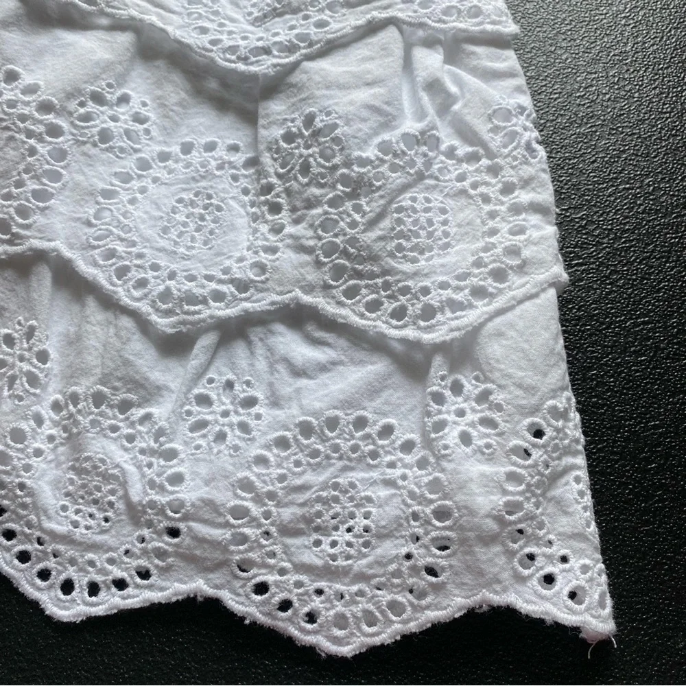 First Impressions for Macy’s White Eyelet Baby Girl Dress size 12 months
